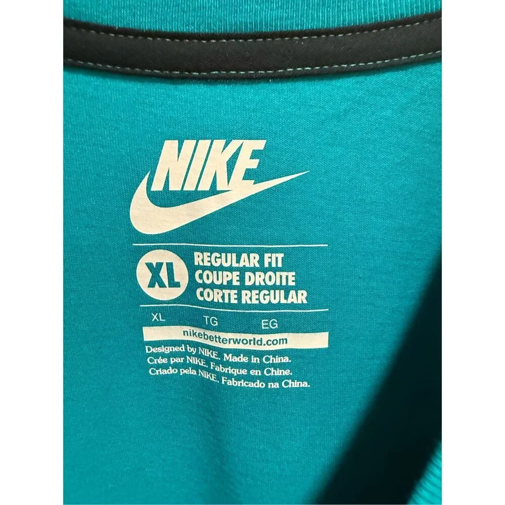 NWT Nike Mens LeBron King James Triple Double Machine Blue Basketball T-Shirt XL